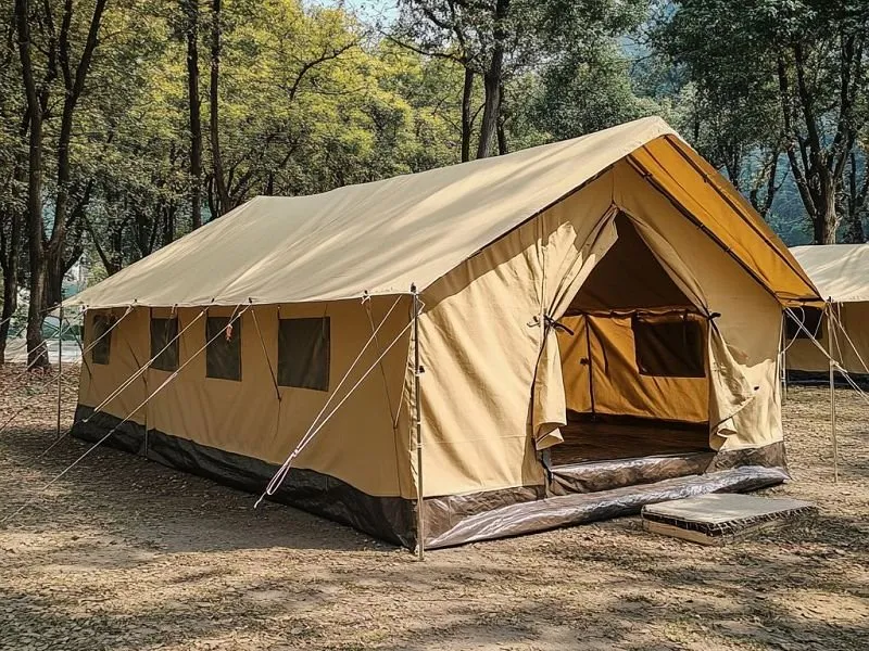 Tenda da campeggio in tela per 12 persone