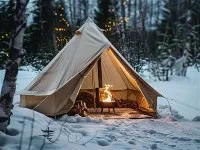 Tenda in tela per una persona